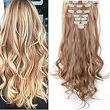 S-noilite® 24' (60 cm) extensiones de cabello cabeza completa clip en extensiones de pelo...