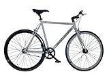GOTTY Bicicleta Fixie FX-40, Cuadro Fixie Acero 28', Llantas Doble Pared, piñon Fijo,...