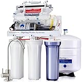 iSpring RCC1UP-AK 100GPD Sistema de Filtración de Agua por Ósmosis Inversa de 7 Etapas...