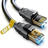 Akake Cable Ethernet Cat 8, 0,5 m, 1 m, 2 m, 3 m, 5 m, 6 m, 9 m, 12 m, 15 m, 18 m, 30 m,...
