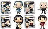Funko Pop! Television: The Witcher Figuras coleccionables de vinilo, 9,5 cm (juego de 4)