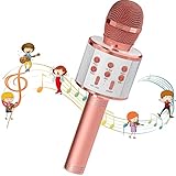 Bizcasa Micrófono Karaoke Bluetooth, Microfono Inalámbrico Karaoke Portátil, Karaoke...