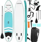 Kit de Surf de Pala Inflable Sup, 15,24 cm de Grosor, 27 cm de Largo, Pala Ajustable,...