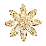 N/A Broches de Flor de Zirconia cúbica for Cuello, broches for Mujeres y Hombres,...