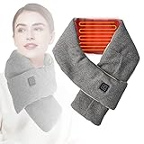 Thnkstaps Ladies Bufanda Calefactora USB, Bufanda Calefactora Ajustable,con 3...