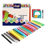 Pewell Juego de dibujo de pintura orgánica para niños - Pintura Óleo Pastel Triángulo...