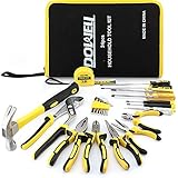 DOWELL Juego de herramientas de 24 piezas, kit de herramientas de mano de reparación en...