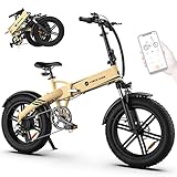A Dece Oasis Ado A20F Beast Bicicleta electrica, 20 * 4.0 neumático Gordo Bici...