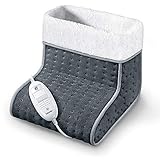 Beurer FW20 - Calienta pies cosy apto para pies grandes, superficie suave y transpirable,...