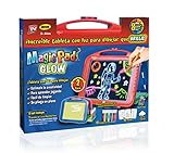 MagicPad Glow tableta caballete de 2 caras para dibujar con luz que brilla con 8 efectos y...