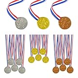 ZWZNBL 15 medallas para niÃ±os, medallas de plÃ¡stico, medallas ganadoras, premios de...