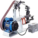VEVOR Lijadora de Banda, Tamaño de Cintas 5 x 208 cm 1500 W Lijadora Eléctrica de Correa...