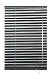 Deco Company - Persiana de Aluminio con Pinzas (115 x 175 cm), Color Pizarra