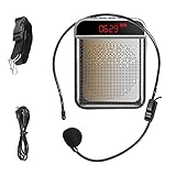 ZITFRI Amplificador de Voz Portatil Bluetooth Recargable 3000 mAh, Altavoz Portatil con...