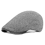 Yuson Girl Boinas para Hombre Ajustable Hat Gorra Gatsby Sport Cap Gorra de Corte Plano...