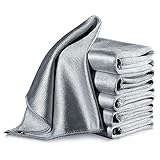 LELE LIFE 6 paños de limpieza de vidrio de microfibra, altamente absorbentes, sin...