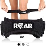 Roar® Pack 2x Rodillera Cinta Rotuliana, Rodillera Menisco, Cincha Rotuliana, Rodilleras...