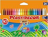 BIC Kids Ceras de Colores para Niños, Óptimo para material escolar,Plastidecor, Colores...
