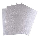 Mica de Placas Hojas de Mica Universal para Hornos de Microondas 12.7 x 20.3cm por Poweka...