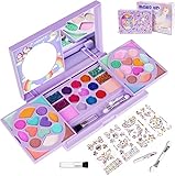 KIDCHEER 47 Kit Maquillaje Niña, Juguete de Maquillaje Lavable Cosmético Real con...