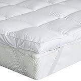 Bedecor Colchoncillos,Colchón de Microfibra,Suave,Transpirable,Blanco 90x200cm