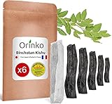 Orinko Binchotan Japonés de Kishu Bio 6X (150 g, 25 g x 6) | Roble Ubame de Wakayama -...