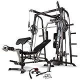 Multiestación de musculación con peso guiado y rodamientos metálicos - Jaula de...