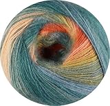 Caprice- hilo de lana fantasía multicolor, lana merino/mohair, hilo de tejer, hilo de...
