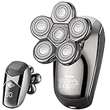 Afeitadora Eléctrica de Cabeza para Hombres Calvos,Maquinillas de Afeitar Eléctricas Wet...