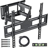 BONTEC Soporte TV Pared para Pantallas Planos y Curvos de 23-70 Pulgadas, Soporte Pared TV...