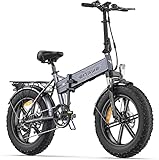 ENGWE Bicicleta Eléctrica Plegable para Adultos, con Neumáticos Todo Terreno de...