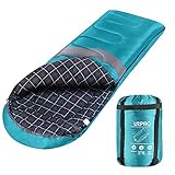 URPRO Saco de Dormir para 3 a 4 Estaciones, Clima cálido y frío, Ligero, portátil,...
