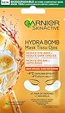Garnier Skin Active Mascarilla de Tela Contorno de Ojos Anti-Fatiga y Anti-Ojeras con...