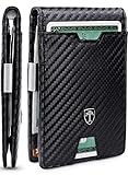 TRAVANDO Cartera con Pinza para Billetes London Bloqueo RFID - Tarjetero Hombre Slim -...