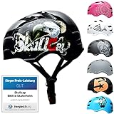SkullCap® Casco de Skate y BMX - Bicicleta Y Scooter Eléctrico, Diseño: Eagle, Talla: M...