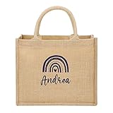 Bolso Yute natural Personalizado con NOMBRE. Bolsa playa, shopper, bolsa compra. Bolsa...