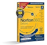 Norton 360 Deluxe 2022 - Antivirus software para 5 Dispositivos y 15 meses de suscripciÃ³n...