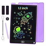 KidsPark Tableta de Escritura LCD de 12 Pulgadas, Colorida Tablero de Dibujo para Niños,...