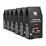 Marca Amazon – Happy Belly Select Bolsitas de té negro diario, 6 x 25 pirámides