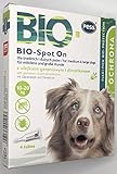 Bio-Spot On 4 pipetas I Remedio natural contra garrapatas y pulgas I protección contra...