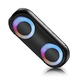 NOTABRICK Altavoz Bluetooth Potente Portatil Altavoces 30W Sonido Stereo Graves Enormes,...
