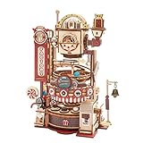 ROKR Maquetas para Construir Adultos Puzzle 3D Madera para Niños Regalos Carrera de...