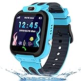 GPS Smartwatch para niños Teléfono, IP68 Impermeable Reloj Inteligente para niños y...