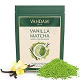 VAHDAM, Polvo De Té Matcha De Vainilla (25 G) Polvo De Té Matcha De Origen Japonés 100...