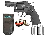 Outletdel ocio Revolver Perdigón Gamo PR-725 + Funda portabombonas + balines + bombonas...