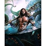 MIORAZ DIY Pintar por números Imagen 3D Película Juego Heroes of Thrones Pirates...