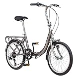 Schwinn Loop - Bicicleta Plegable de 50,8 cm, Color Titanium Silver, tamaño 16'/One...