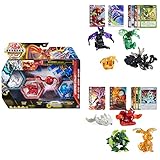 BAKUGAN Pack de la colección Legends, Pack de 4 con Cycloid, Arcleon Geogan, Nillious...