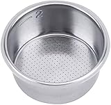Filtro Café, Acero Inoxidable, 51mm, Filtro no Presurizado Cafetera, Compatible con...