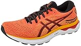 ASICS Gel-Nimbus 24, Running Shoe Hombre, Cherry Tomato/Black, 43.5 EU